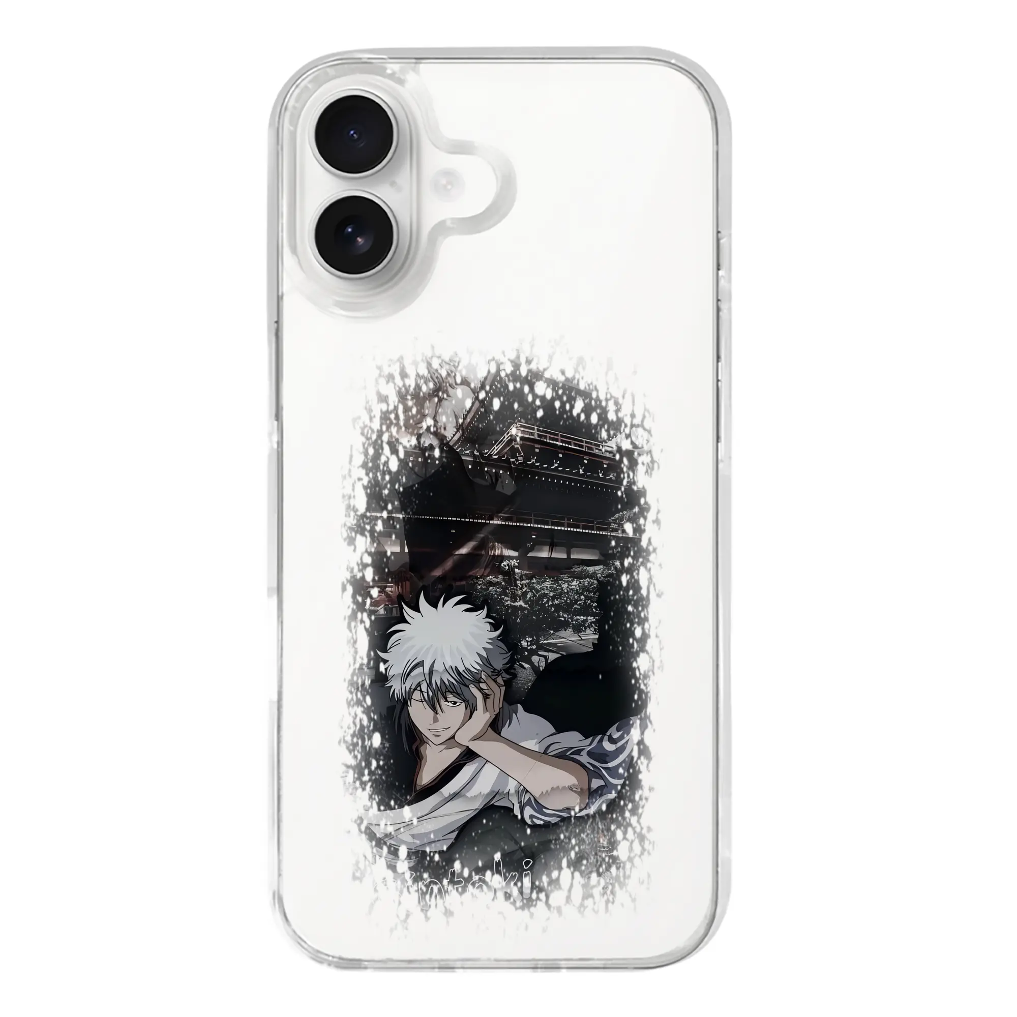 銀魂 グッズ 坂田 銀時 - iPhone 17シリーズ 透明スマホケース – 薄型・耐衝撃・精密フィット保護カバー